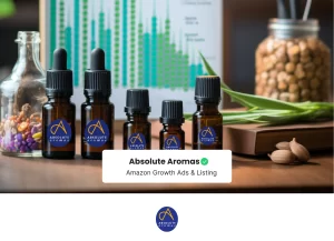 Absolute aromas Amazon Growth Ads and Listing Image
